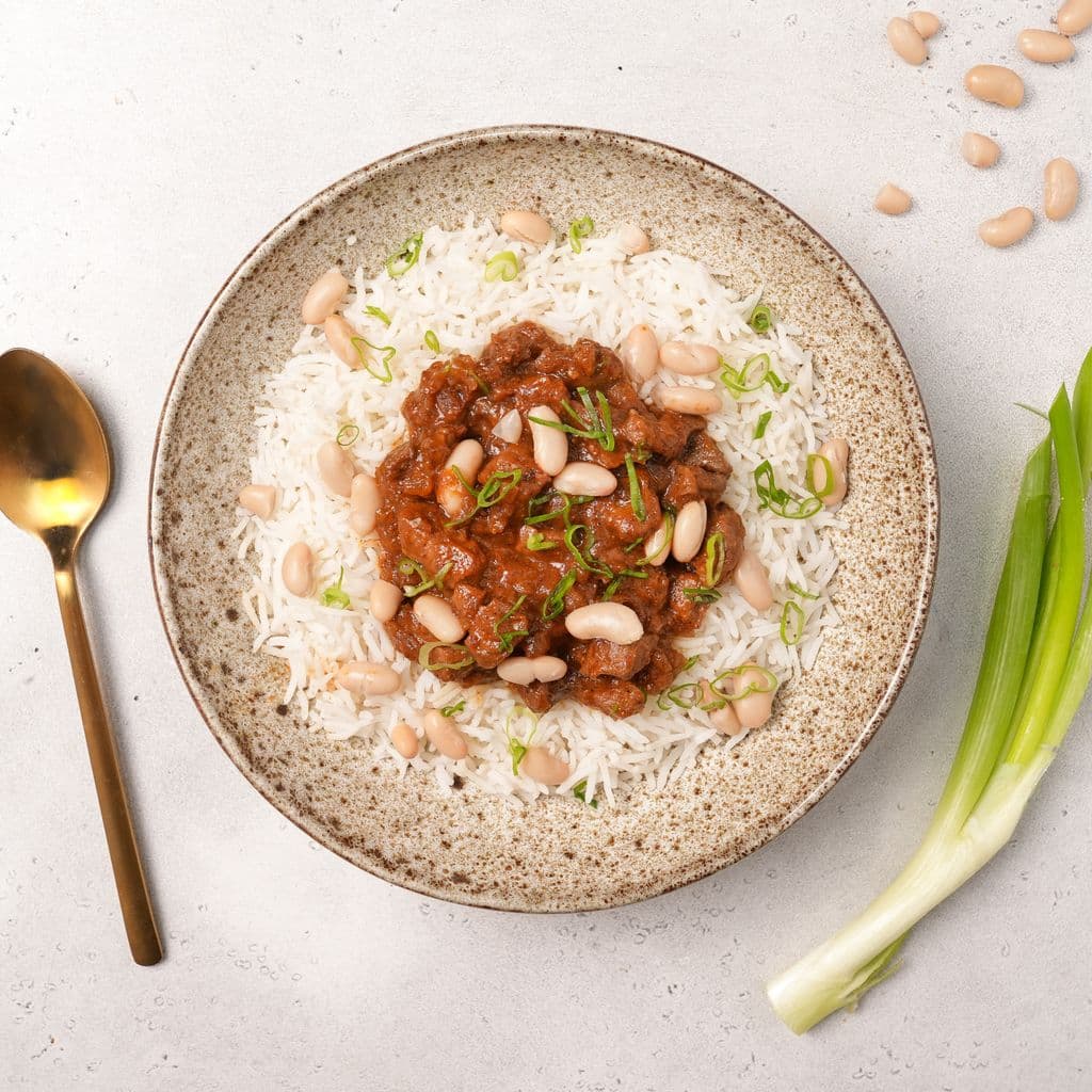 Um Aziz Beans with Lamb