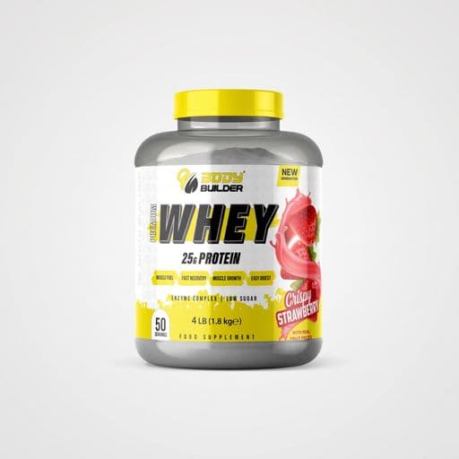 Body Builder Premium Whey Protein CrispyStrawberry