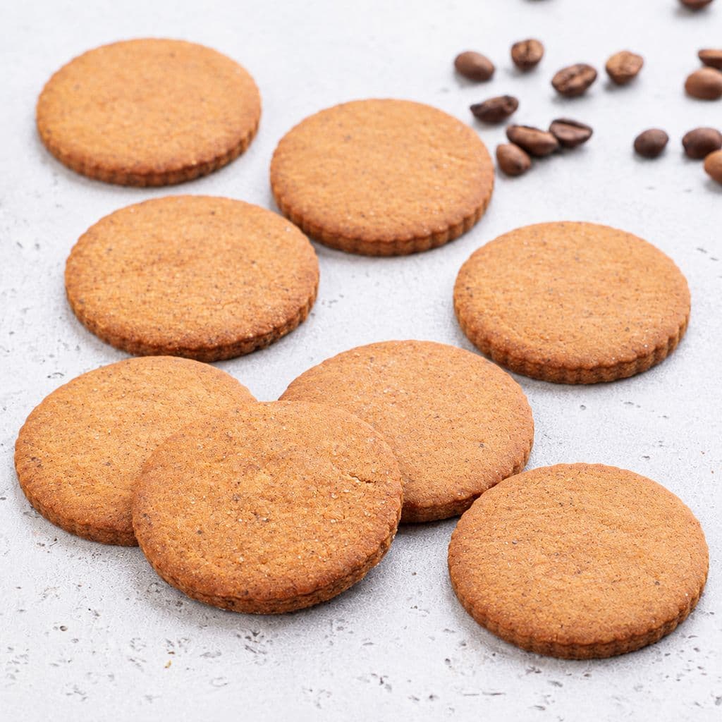 Coffee Shortbread Cookies