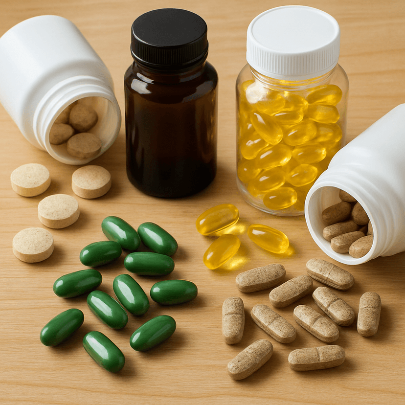 Supplements and nutrition illustration representing our approach to supplement evaluation