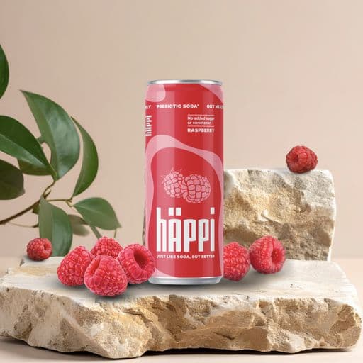 Happi Prebiotic Soda Raspberry 330ml