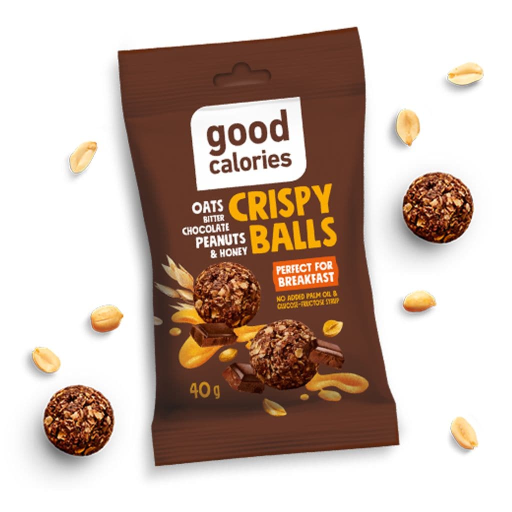 Crispy Balls Dark Belgian Chocolate 40g