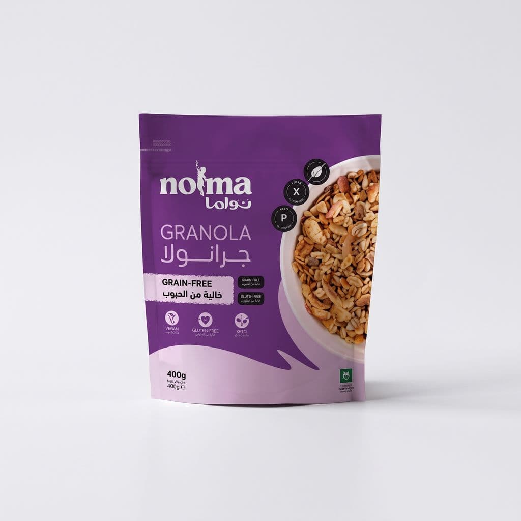 جرانولا خالية من الحبوب