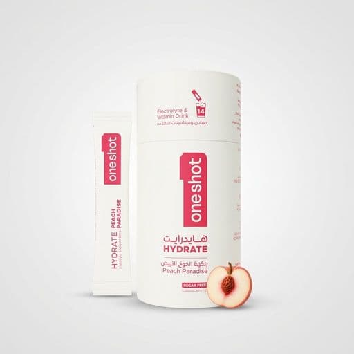 One Shot Hydrate Electrolyte Drink Peach Paradise