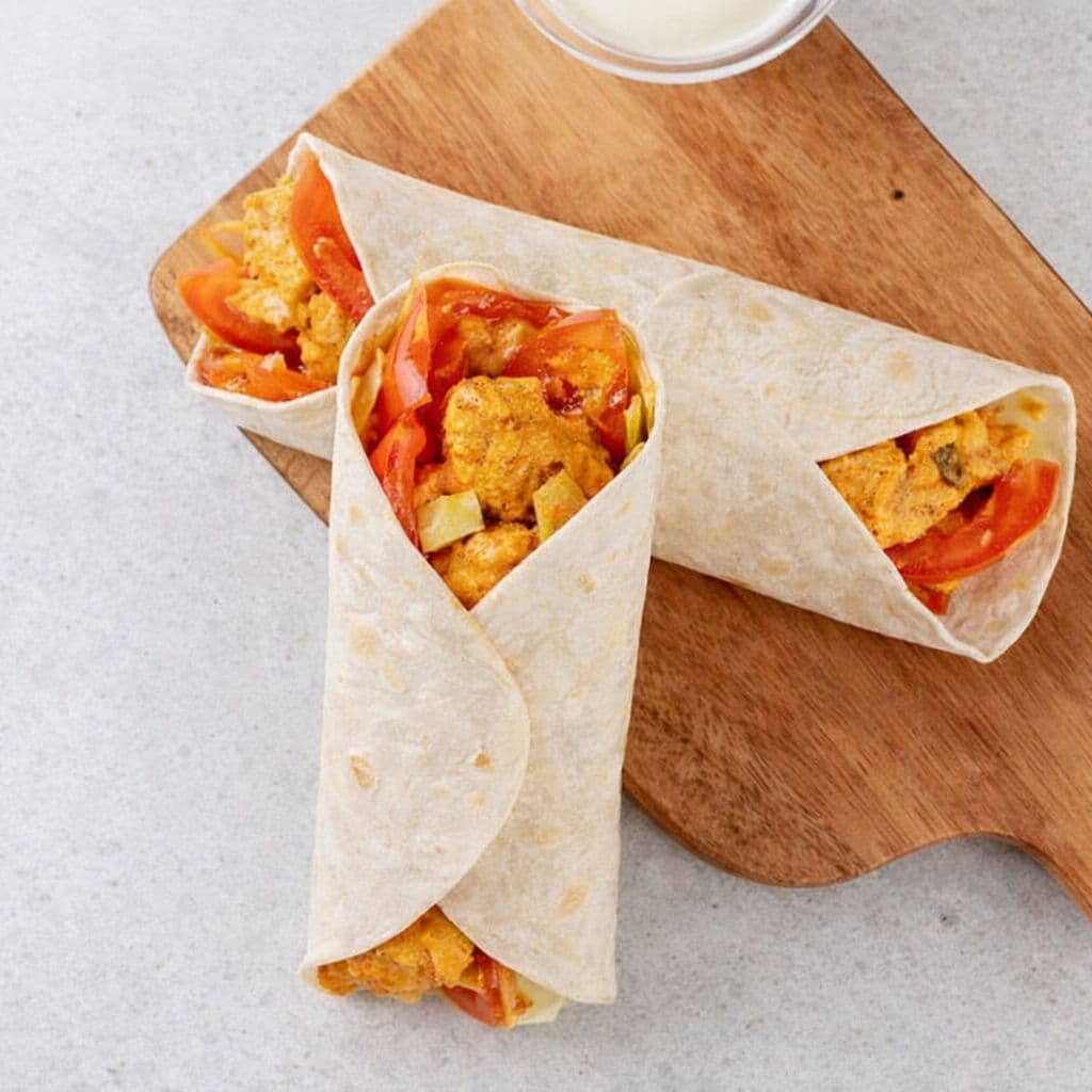 Frozen BBQ Chicken Wrap